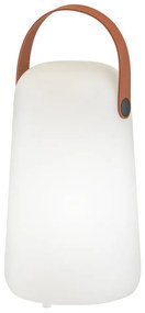 Fehér-barna LED asztali lámpa (magasság 21 cm) Collgar – Fischer & Honsel