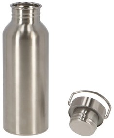 Ezüstszínű rozsdamentes acél ivópalack 650 ml – Esschert Design