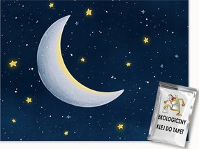 Fotótapéta Gyerekeknek Ég Hold Csillagok Gyerek Tapéta 400x280