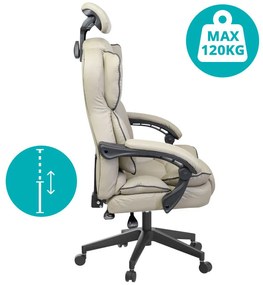 Lux főnöki forgószék, több típusban-szürke