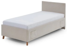 Bézs ágyneműtartós gyerekágy 90x200 cm Cool – Meise Möbel