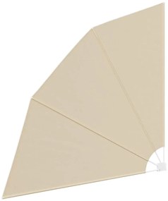 Erkély adatvédelmi képernyő Bézs 210 x 210 cm szövet