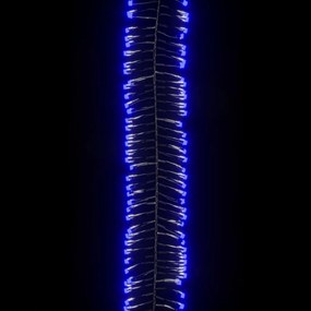 kék fényű fürtös PVC LED-szalag 2000 LED-del 17 m
