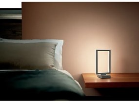 Fabas Luce 3394-30-282 - LED Dimmelhető asztali lámpa BARD LED/15W/230V antracit