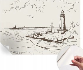 Fotótapéta Öntapadós tapéta a szobába Tengerparti tájkép 152x104 cm