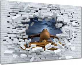 Vászonkép 90x60 Nagy repülőgép repülőtér