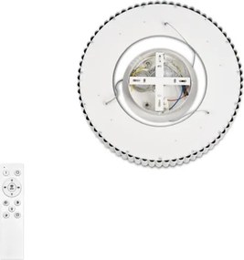 Brilagi - Dimmelhető LED csillár FALCON MODERN LED/30W/230V átm. 40 cm fehér + távirányító