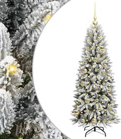 vidaXL Mű karácsonyfa Fehér 120 cm PVC és Műanyag és Acél és PE