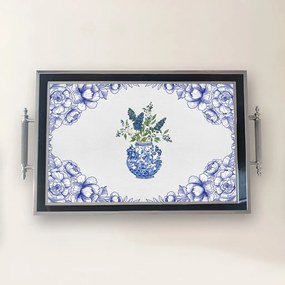 Üveg tálca, 38×24 cm – TPG9908