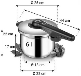 Tescoma SmartCLICK kuktafazék, 6 l