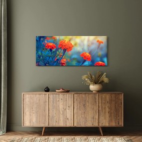 Kép - Narancssárga virágok (120x50 cm)