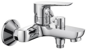 Aqualine LOTTA fürdőkád csaptelep, fényes króm kivitel