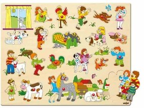 Woody Nagyméretű puzzle markolattal