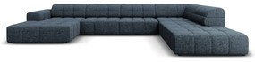 Kék sarokkanapé (jobb oldali-U alakú) Chicago – Cosmopolitan Design