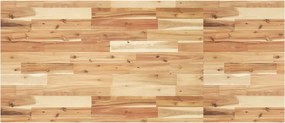 vidaXL olajbevonatú tömör akácfa fürdőszobapult 120 x 60 x 4 cm