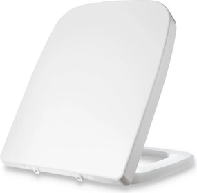 Blumfeldt Lamera, WC-ülőke, négyzet alakú, automatikus lecsukódás, antibakteriális, fehér