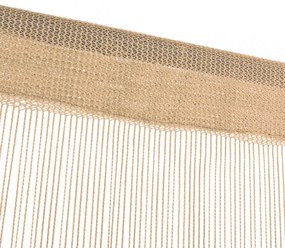 2 db bézs zsinórfüggöny 140 x 250 cm