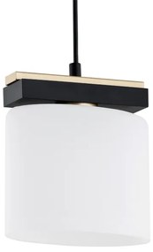 Argon 8276 - Csillár zsinóron CANOA 1xE27/15W/230V fekete