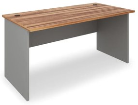 SimpleOffice asztal 160 x 80 cm, dió / szürke