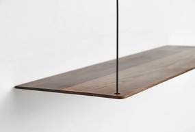 Polc "Stedge", 60 x 22 cm, 4 változat- Woud Variáns: fekete tölgyfa