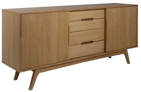 Marte kétajtós komód tölgyfa dekorral 180 x 84 cm - Actona