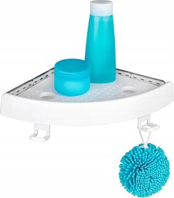 Fürdőszobai Sarokpolc Zuhanyzáshoz 2 Akasztó