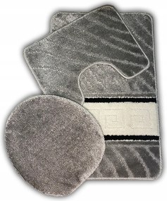 3 részes csúszásgátló fürdőszobai szőnyeg szett 50x80 50x40 40x44 cm