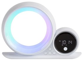 Rabalux 76109 - LED RGB Asztali lámpa hangszóróval WAKEWAY LED/5W/230V