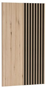 Fali panel Matilda SG10+11 (artisan tölgy + artisan tölgy + fekete). 1059977