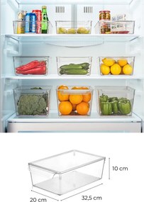 Ételtároló dobozok hűtőbe 3 db