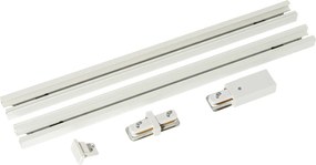 Modern 1 fázisú sínrendszer fehér 50cm 2 db-os szett - Iconic