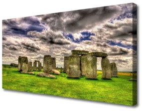 Vászonkép Stonehenge Tájkép 125x50 cm