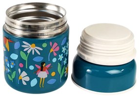 Kék ételtartó gyerek termosz 280 ml Fairies in the Garden – Rex London