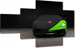 Vászonkép 130x80 Lime sportautó