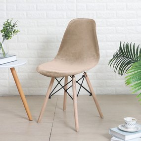 Kis KagylószékHuzat (bársonyos, kapucsínó)