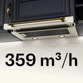 Klarstein Victoria páraelszívó elegáns, retro ihletésű, időtálló EEC A++ 359m³/h 60cm