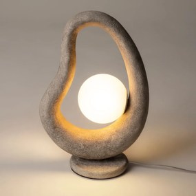 Maytoni modern asztali lámpa opus fehér szürke mymod380tl-01gr