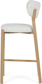 AUB-L3125 OAK fehér szövet bárszék