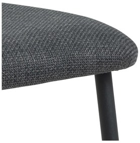 Antracitszürke étkezőszék szett 2 db-os Denise – Actona