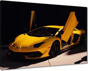 Vászonkép 100x70 Sárga sportautó