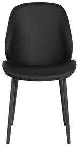 Fekete étkezőszék szett 2 db-os Monte Carlo – House Nordic