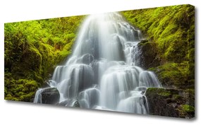 Vászonkép falra vízesés Természet 140x70 cm