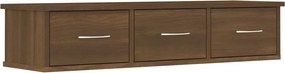 vidaXL barna tölgy színű szerelt fa faliszekrény 88 x 26 x 18,5 cm