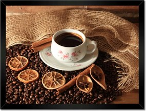 Poszterek keretben 40x30 Kávé és szárított narancs