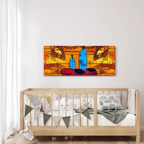Kép - Ősi festészet (120x50 cm)