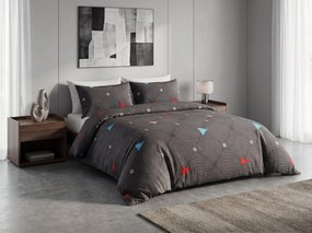 Mikroszálas ágyneműhuzat ORBITA sötétszürke Ágyneműhuzat mérete: 2 db 70 x 80 cm | 160 x 200 cm