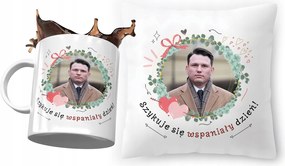 Sławomir Mentzen párna bögre szett Ajándék fényképes nyomtatással