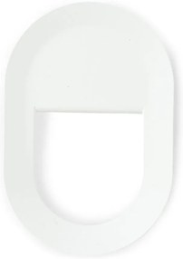 Fehér fali acél akasztó Coucou – Spinder Design