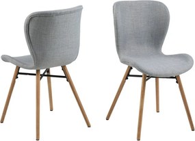 Batilda 2 db világosszürke étkezőszék - Actona