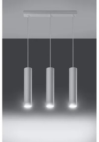 Sollux SL.0325 - Csillár zsinóron LAGOS 3 3xGU10/10W/230V fehér